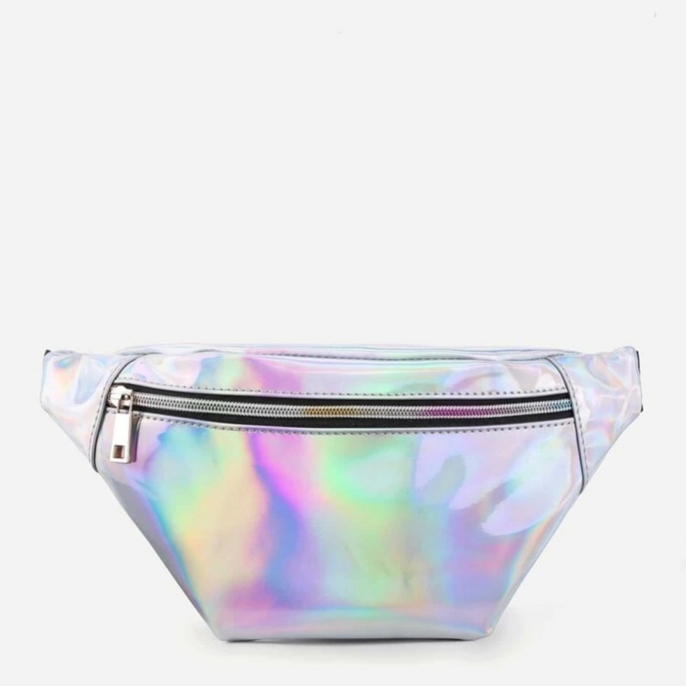 Holographic Fanny Pack with Adjustable Strap
